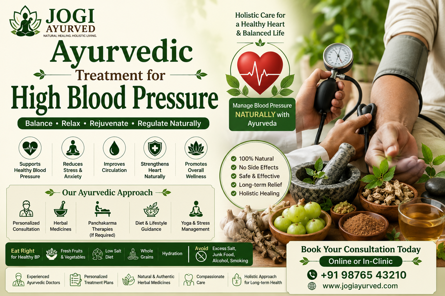 Ayurvedic Treatment for High Blood Pressure