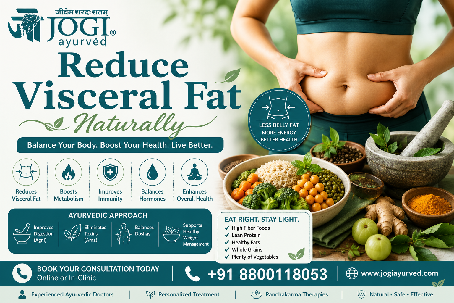 Reduce Visceral Fat Naturally