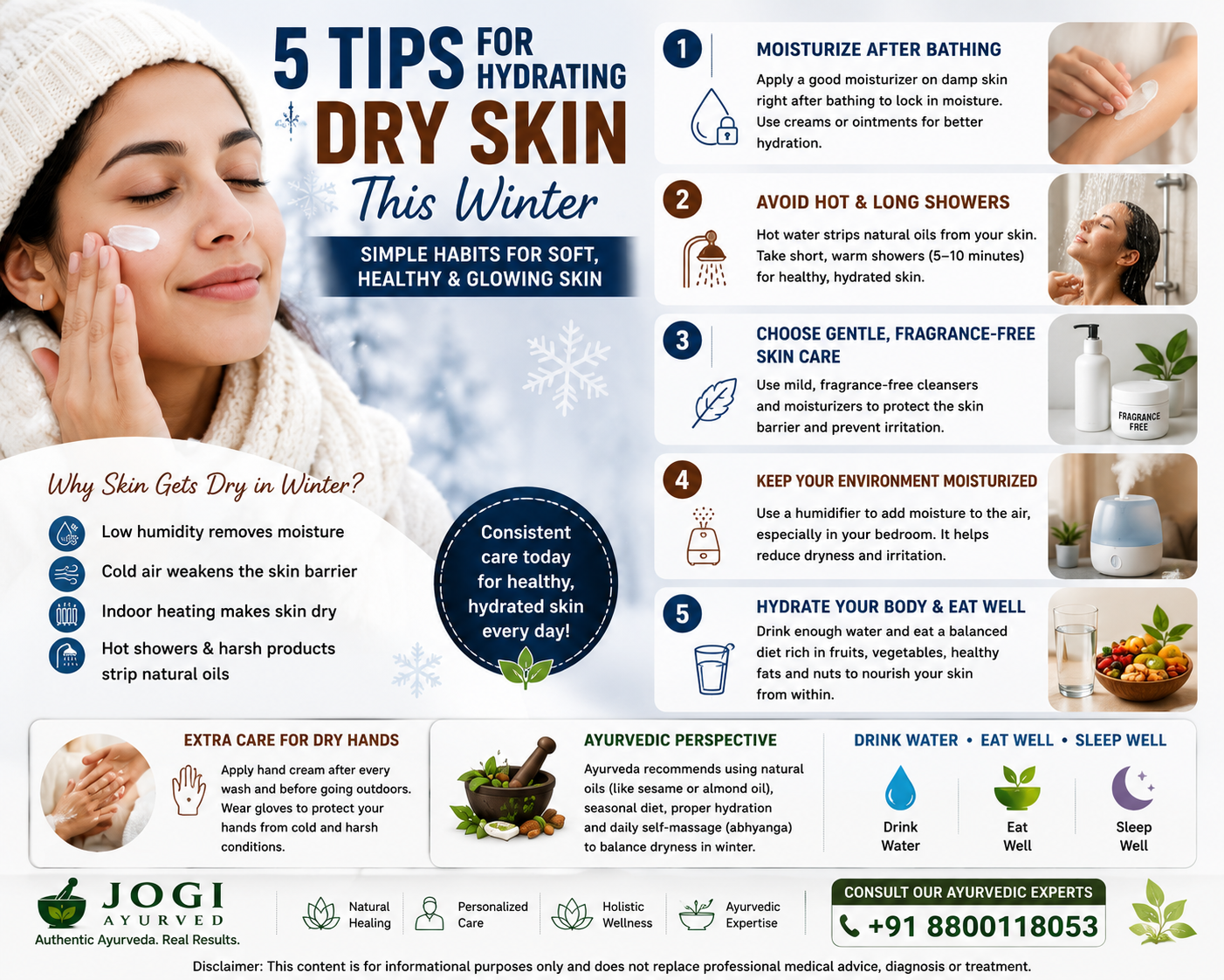 5 Tips for Hydrating Dry Skin This Winter