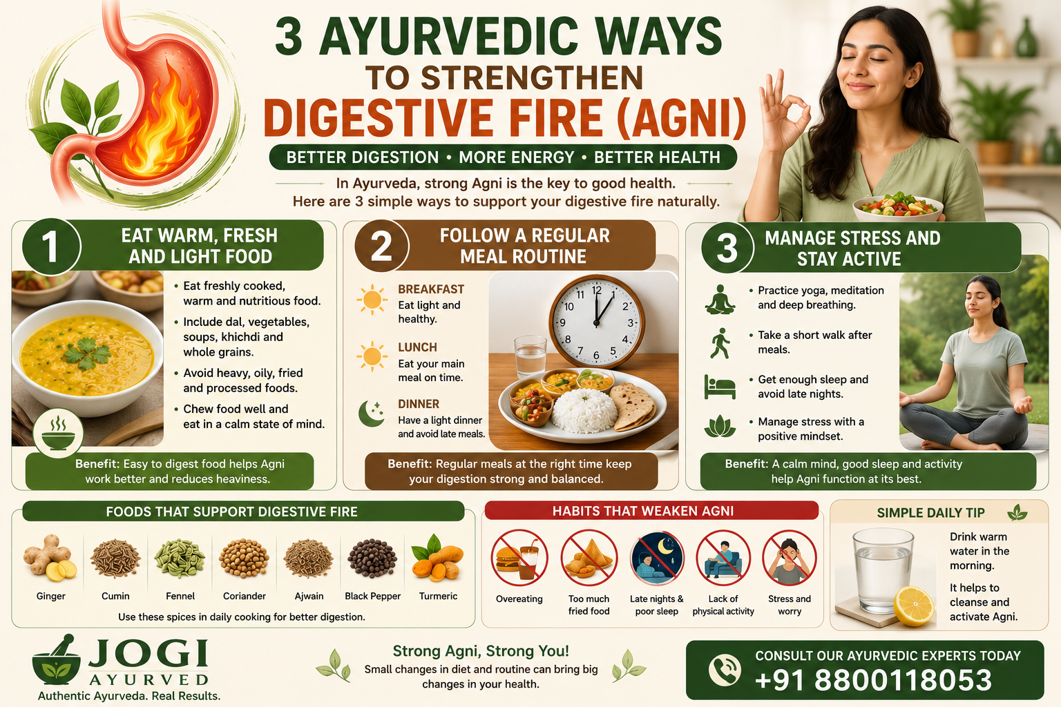 Ayurvedic Ways to Strengthen Digestive Fire